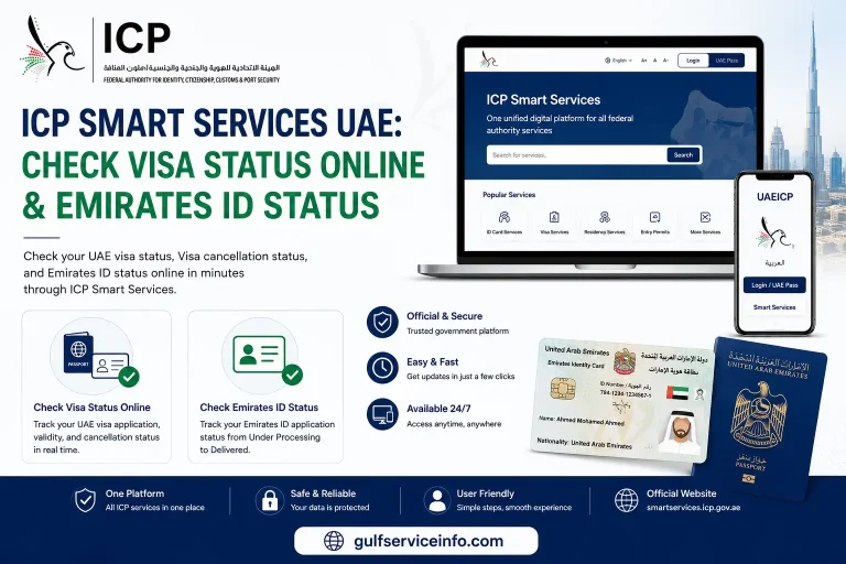 ICP Smart Services UAE: Check Visa Status Online & Emirates ID Status