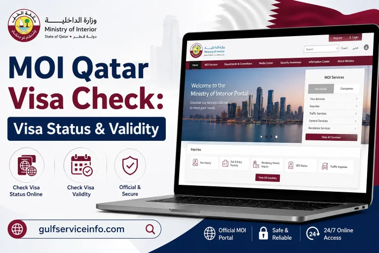 MOI Qatar visa check for visa status and validity through the official Ministry of Interior portal