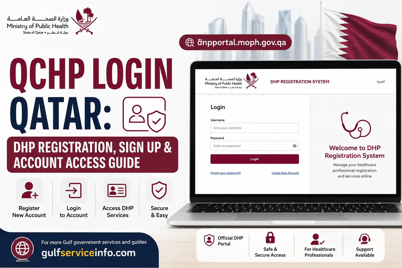 QCHP Login Qatar DHP Registration Sign Up and Account Access Guide