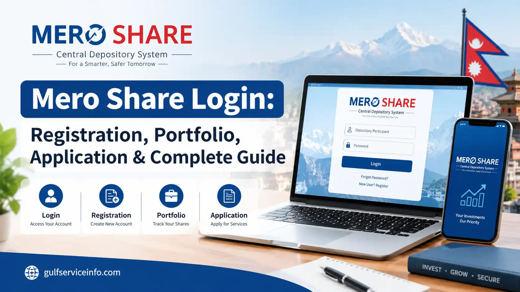 Mero Share Login registration portfolio and application guide