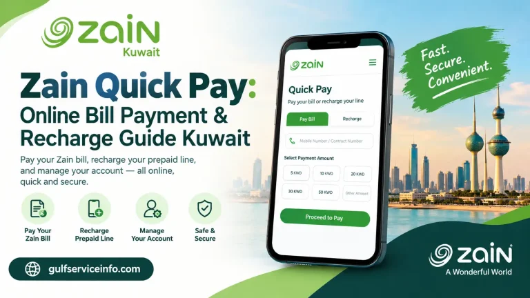Zain Quick Pay Kuwait online bill payment and mobile recharge guide